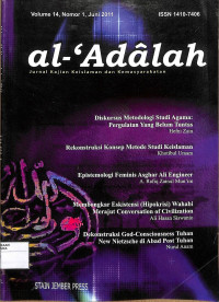 AL-'ADALAH : Jurnal Kajian dan Kemasyarakatan Volume 14, Nomor 1, Jui 2011