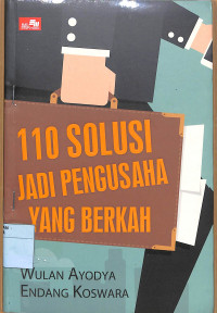 110 SOLUSI JADI PENGUSAHA YANG BERKAH