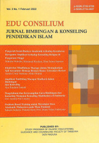 EDU CONSILIUM : Jurnal Bimbingan & Konseling Pendidikan Islam, Vol. 3 No. 1 Februari 2021