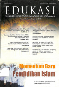 EDUKASI : Jurnal Penelitian Pendidikan Agama Dan Keagamaan Vol. VII No. 2 April-Juni 2009