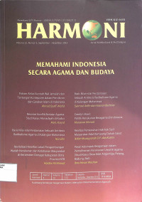 HARMONI : Jurnal Multikultural & Multireligius Volume 12 Nomor 3 September-Desember  2013