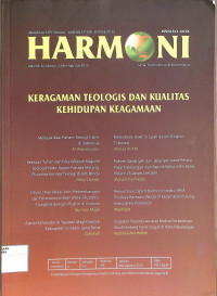 HARMONI : Jurnal Multikultural & Multireligius Volume 14 Nomor 2 Mei-Agustus 2015