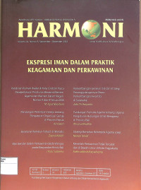 HARMONI : Jurnal Multikultural & Multireligius Volume 14 Nomor 3 September-Desember  2015