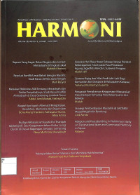 HARMONI : Jurnal Multikultural & Multireligius Volume 18 Nomor 1 Januari-Juni 2019