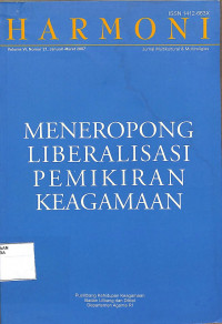 HARMONI : Jurnal Multikultural & MultireligiusVolume VI Nomor 21 Januari - Maret 2007