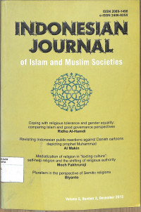 INDONESIA JOURNAL: Of Islam And Muslim Societies Vol. 5 No.2 december 2015