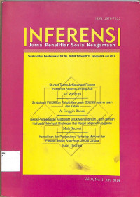 INFERENSI: Jurnal Penelitian Sosial Keagamaan Vol. 8 No. 1 Juni 2014