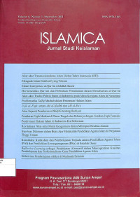 ISLAMICA : Jurnal Studi Keislaman Volume 6 Nomor 1 September 2011