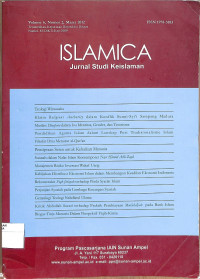 ISLAMICA : Jurnal Studi Keislaman Volume 6 Nomor 2 Maret 2012