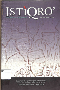 ISTIQRO`: Jurnal Penelitian Islam Indonesia Vol.06 No. 01, 2007