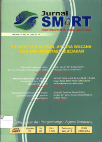 JURNAL SMART : Studi Masyarakat Religi dan Tradisi Volume 01 No. 01 Juni 2015