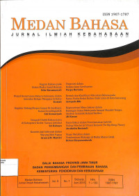 MEDAN BAHASA : Jurnal Ilmiah Kebahasaan Volume 9 Nomor 1 Edisi Juni 2015