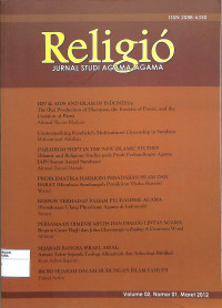 RELIGIO : Jurnal Studi Agama-Agama Volume 02 Nomor 01 Maret 2012