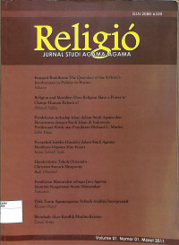 RELIGIO : Jurnal Studi Agama-Agama Volume 01 Nomor 01 Maret 2011