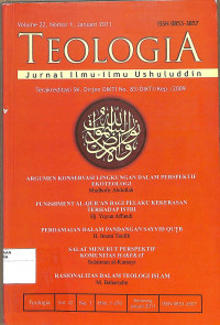 TEOLOGIA: Jurnal Ilmu-Ilmu Ushuluddin Vol. 22 No. 1 januari 2011