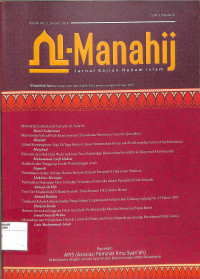 AL-MANAHIJ: Jurnal Kajian Hukum Islam Vol. VIII No. 1 Januari 2014