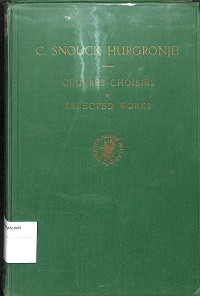 Selected Works of C. Snouck Hurgronje