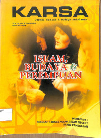 KARSA : Jurnal Sosial & Budaya Keislaman Vol.19 No. 2 Tahun 2011